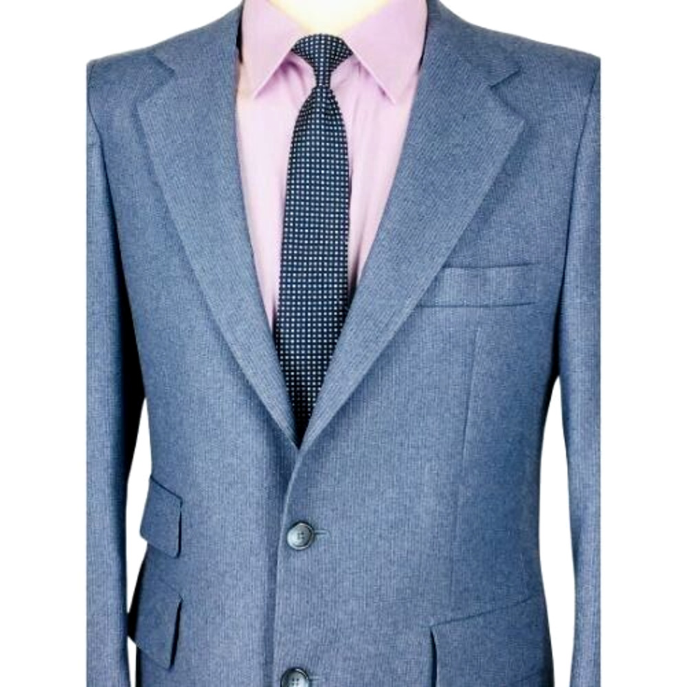40L Montgomery Ward USA Mens 1970s Vintage 2 Button Blazer Sport Coat Mint!